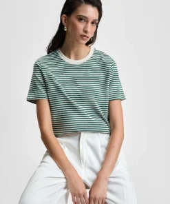 T shirt Listrada Manga Curta